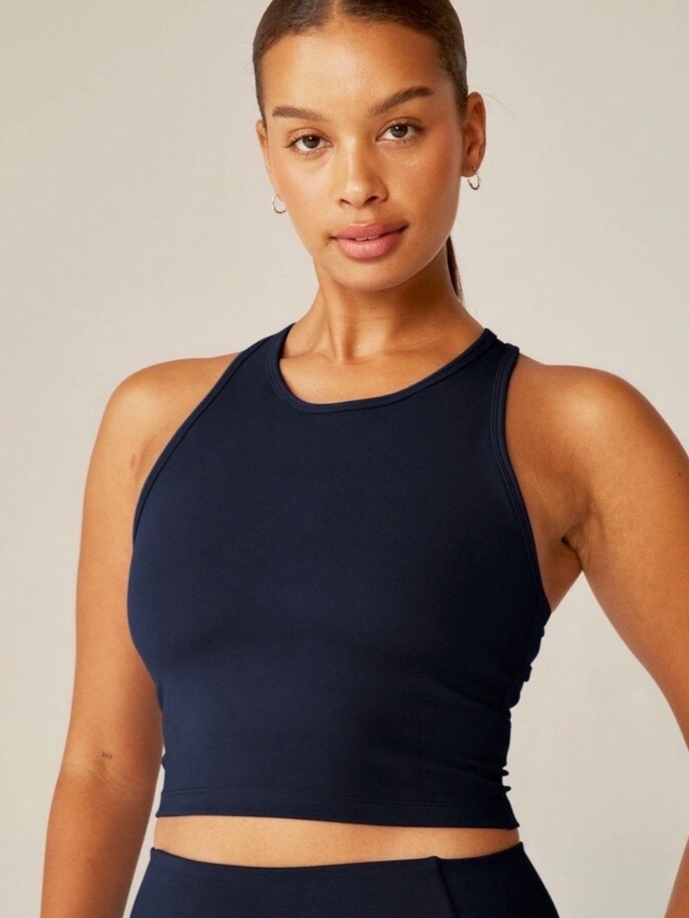 Beyond Yoga PowerBeyond Strive Tank Medium After Dark Navy